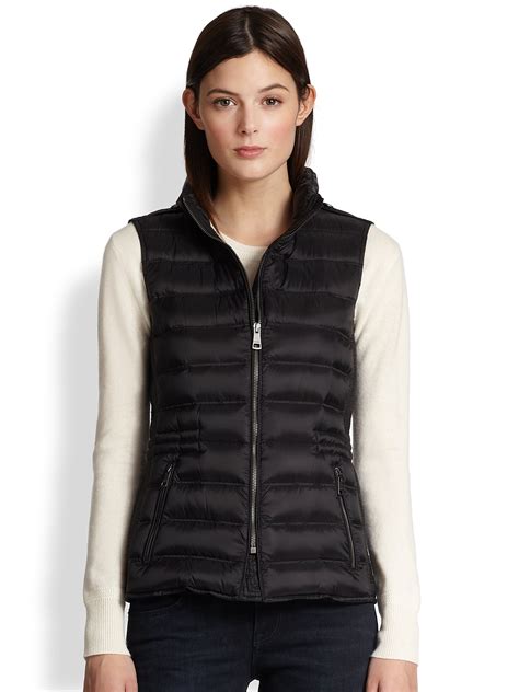 black burberry puffer|burberry puffer vest women.